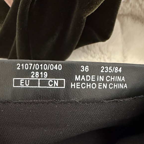 Zara Black Sparkling Heeled Boots - Picture 9 of 9